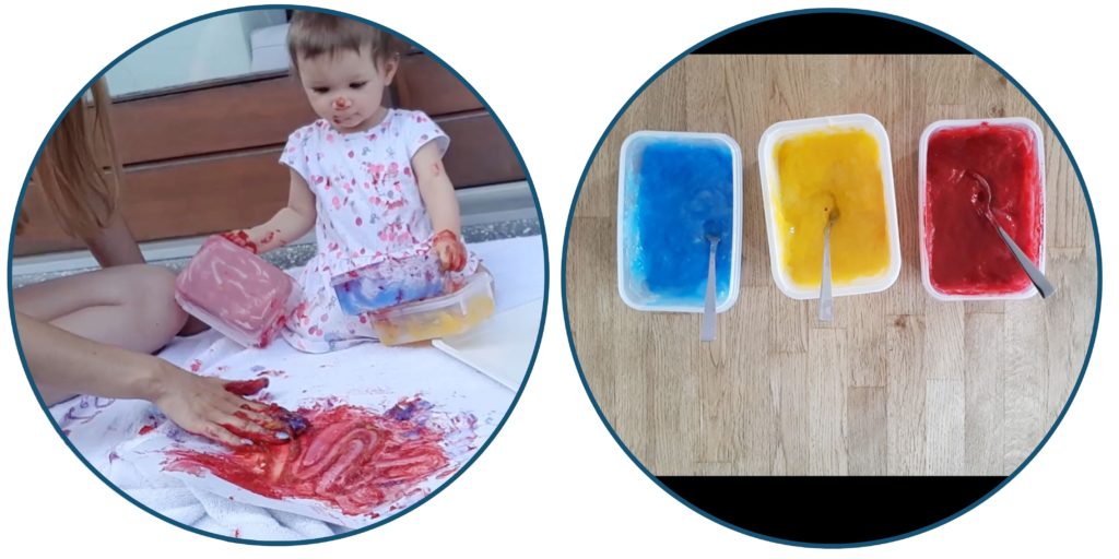 DIY enfants : comment fabriquer de la peinture pour les doigts comestible -  Terrafemina
